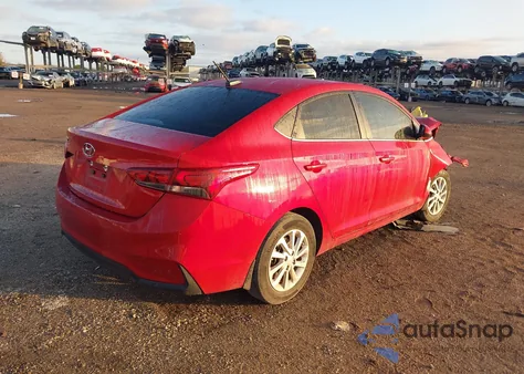 2022 Hyundai Accent Sel z USA, uszkodzony, nr VIN 3KPC24A68NE156576